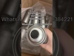 Kaleng Gas Butana Kasus Necked-In 0.23mm Luar Ruangan 65*165mm