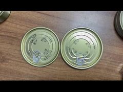 Tin 401# Tutup Kaleng Logam EOE Mudah Dibuka untuk Kaleng Saus Tomat